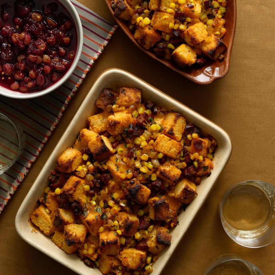 Chorizo Corn Bread Stuffing