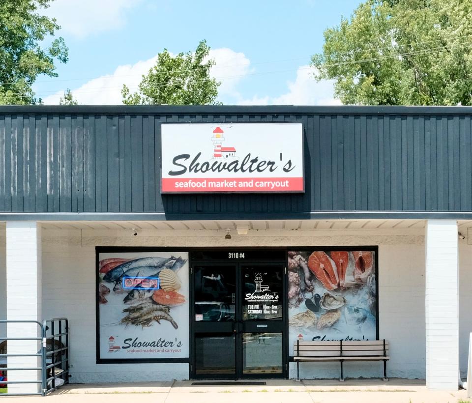 Showalter's Seafood market and Carryout is on Whipple Avenue NW, tucked behind Grinder's Above & Beyond.