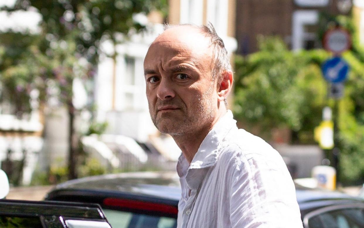 LONDON, ENGLAND - JULY 18: Dominic Cummings, adviser to British Prime Minister Boris Johnson, leaves his London home on July 18, 2020 in London, England. - Luke Dray/Getty Images