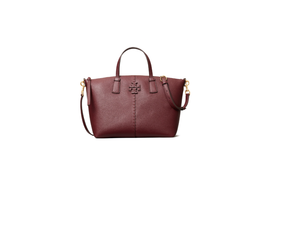 17) McGraw Leather Satchel