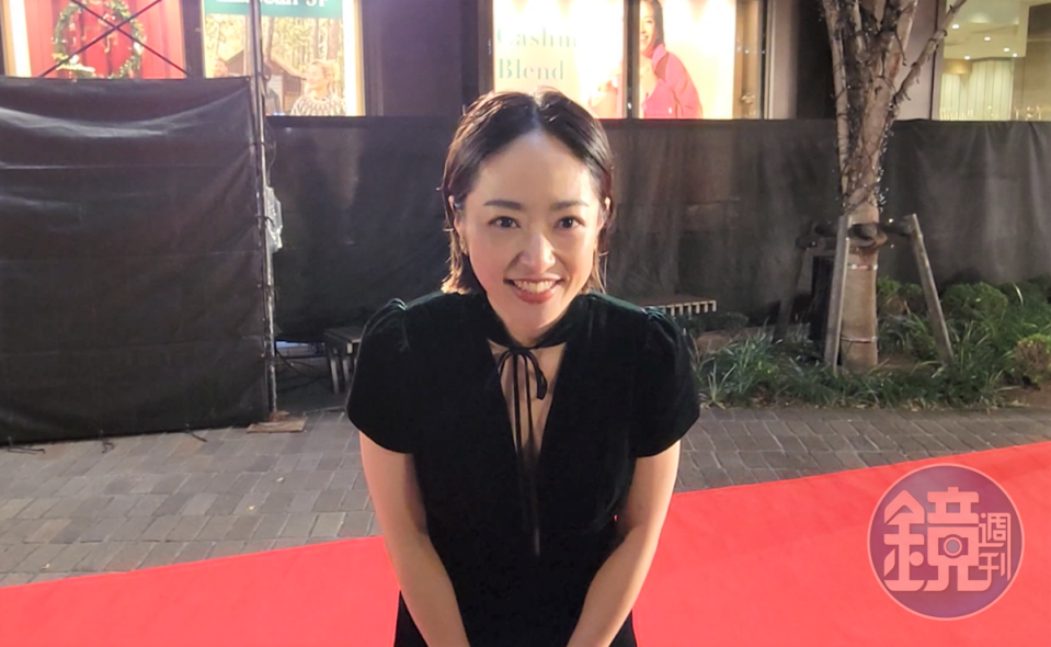 井上真央難得接受台灣媒體訪問，主動用中文自我介紹。