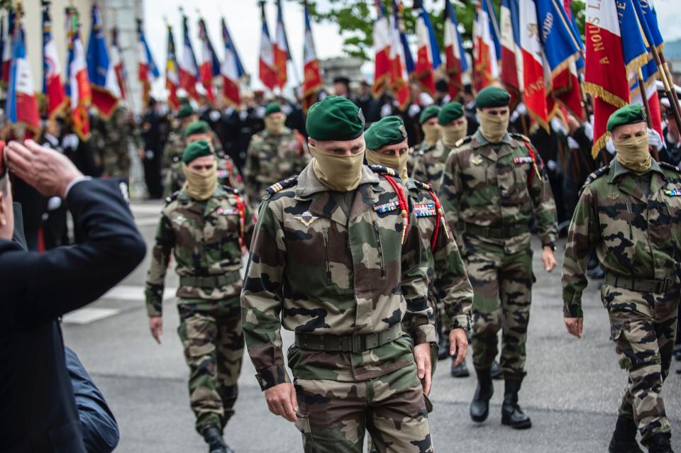 French navy Commando Hubert funeral