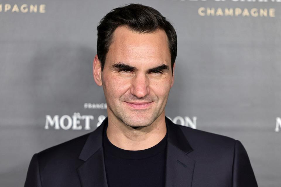 Roger Federer attends the Moet & Chandon Holiday Season Celebration at Lincoln Center on December 05, 2022 in New York City.