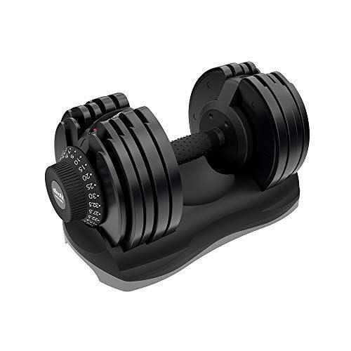<p><strong>Ativafit</strong></p><p>amazon.com</p><p><strong>$285.99</strong></p><p><a href="https://www.amazon.com/dp/B07QZ1NYJ9?tag=syn-yahoo-20&ascsubtag=%5Bartid%7C2140.g.29367992%5Bsrc%7Cyahoo-us" rel="nofollow noopener" target="_blank" data-ylk="slk:Shop Now" class="link rapid-noclick-resp">Shop Now</a></p><p>As far as adjustable dumbbells go, these offer one of the widest weight ranges. They can be cranked up to 71.5 pounds—combining 17 sets of weights into one. Users praise the rubber grips for being super comfortable and love how easy the switching mechanism is to use. </p><p><strong>Reviewer Rave:</strong> "It is very easy to use. Being that it's adjustable, anyone can use it in the family with their weight preferences without having to buy extra dumbbells. If space is an issue in your house, this would be a great alternative to buying more than 1 dumbbell with different weights."<em>—Bryan B. <a href="https://www.amazon.com/ATIVAFIT-Dumbbell-71-5/dp/B07QZ1NYJ9/ref=sr_1_2?keywords=71.5%2Bpounds%2Bdumbbell&qid=1639595288&sr=8-2&th=1&tag=syn-yahoo-20&ascsubtag=%5Bartid%7C2140.g.29367992%5Bsrc%7Cyahoo-us" rel="nofollow noopener" target="_blank" data-ylk="slk:amazon.com" class="link rapid-noclick-resp">amazon.com</a></em></p>