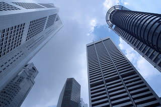 Bank skyscrapers