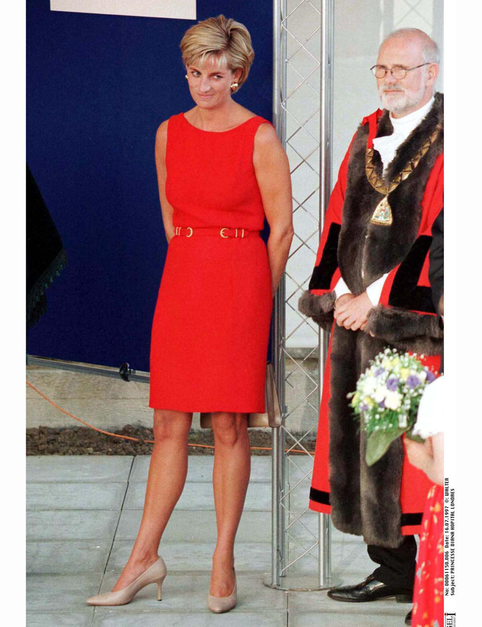 LA ROBE ROUGE DE LADY DIANA