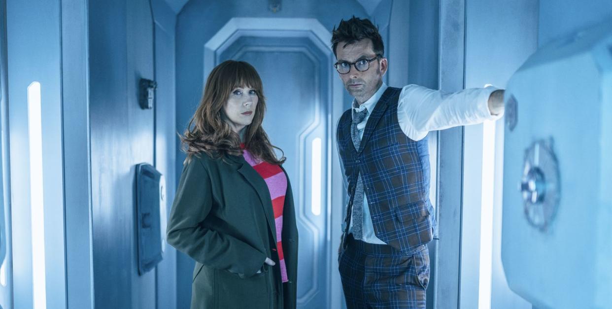 david tennant and catherine tate in doctor who wild blue yonder