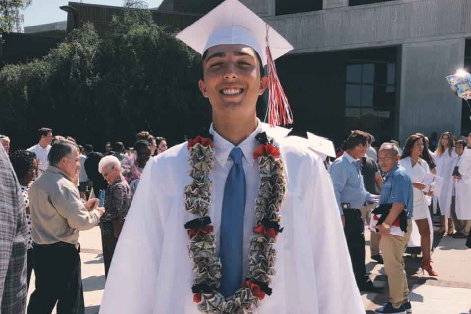 Dylan Hernandez, 19, died after allegedly attending a fraternity event late last week, the university has said.&nbsp; (Photo: GoFundMe)