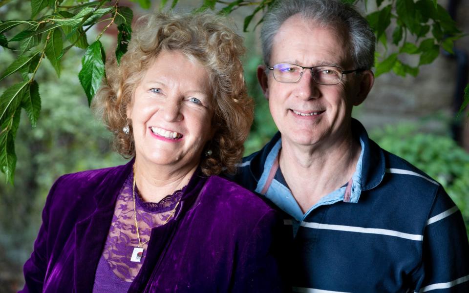 Author Helen Garlick and her husband Tim Rice - Rii Schroer