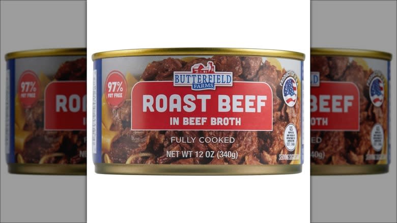 Butterfield Farms canned roast beef 