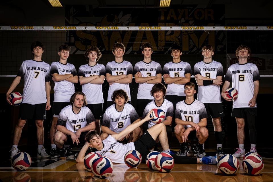 The 2024 Taylor Yellow Jackets boys volleyball team entered the season trying to grow off of the program's best year in 2023.