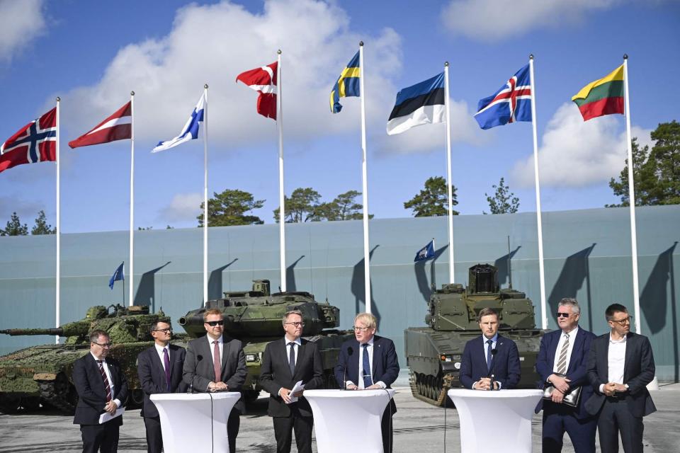 Nordic-Baltic defense ministers Gotland Island Sweden