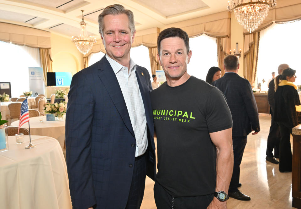 Robert Stone and Mark Wahlberg