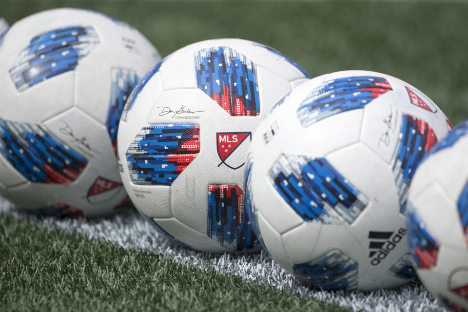 A reported MLS proposal includes twice-weekly COVID-19 testing and prohibits family contact. (Tim Clayton/Corbis via Getty Images)