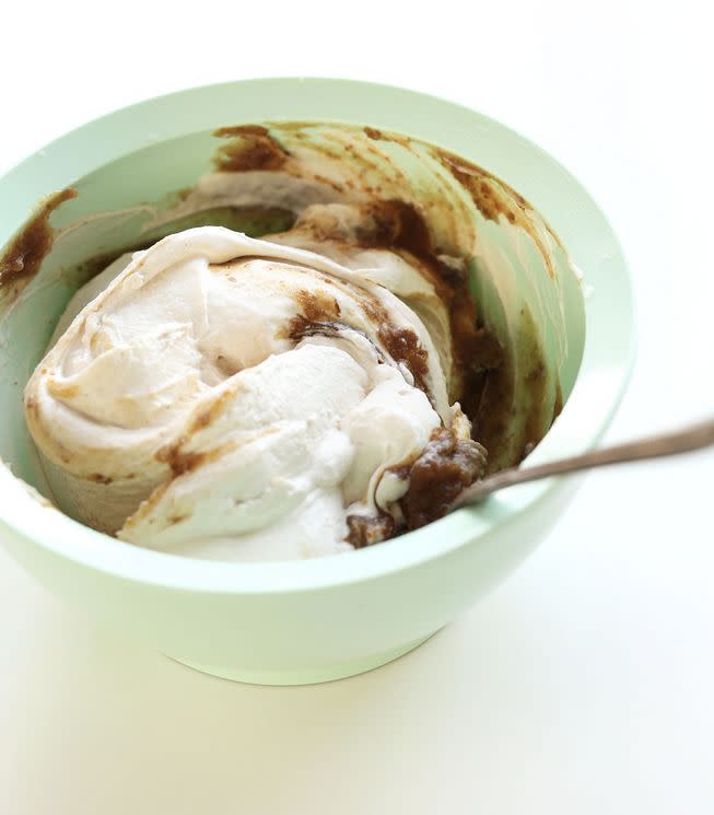 <strong>Get the <a href="http://minimalistbaker.com/sea-salt-caramel-coconut-ice-cream/" target="_blank">Sea Salt Date Caramel Coconut Ice Cream recipe</a> from Minimalist Baker</strong>