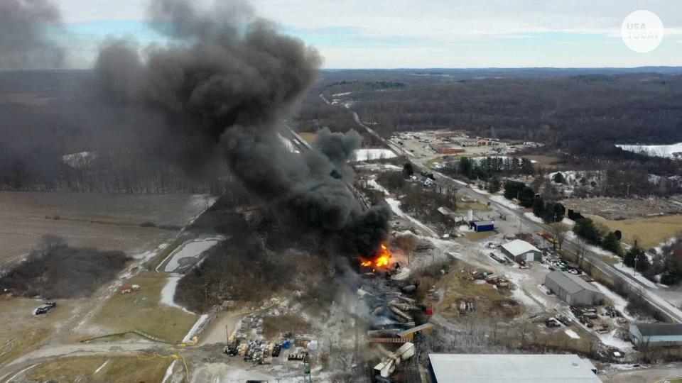 Train derailment in Ohio