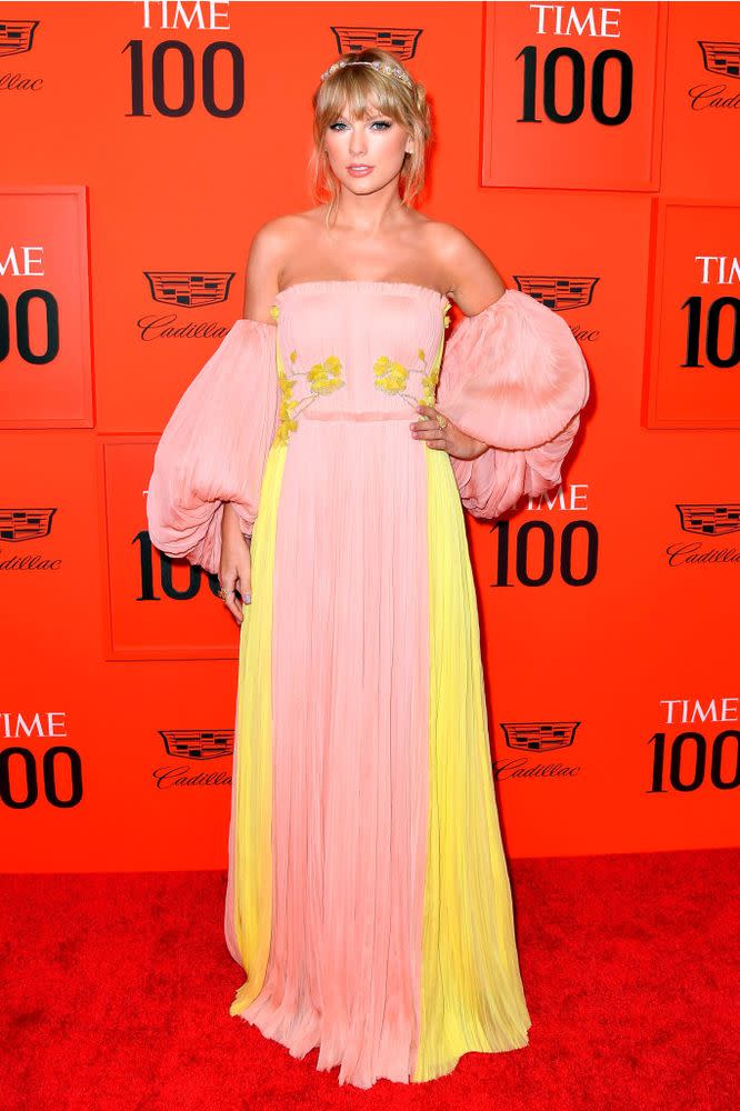 Swift at the Time 100 Gala in N.Y.C. on April 23. | ANGELA WEISS/AFP/Getty Images