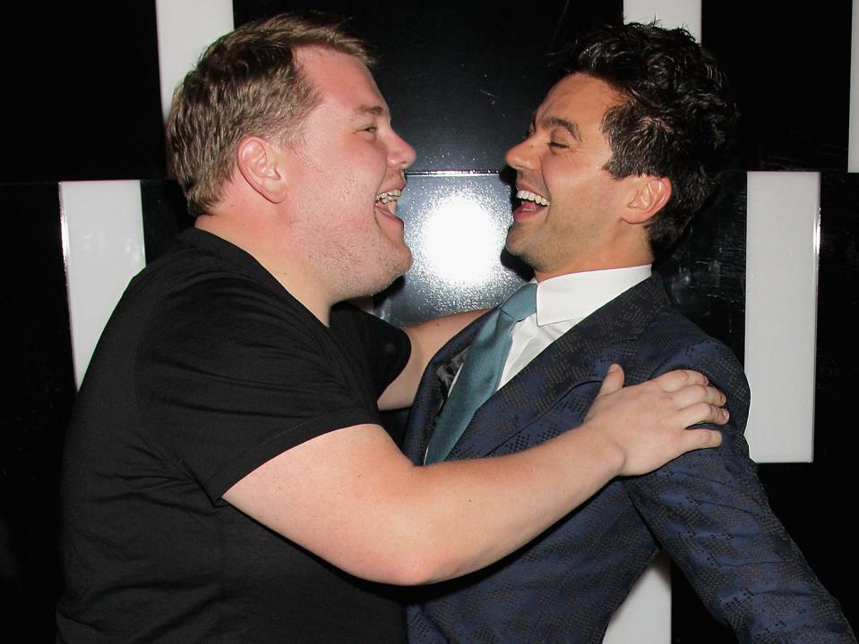 Dominic Cooper James Corden 2011 Getty Imagea