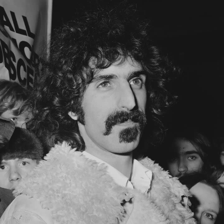 Closeup of Frank Zappa