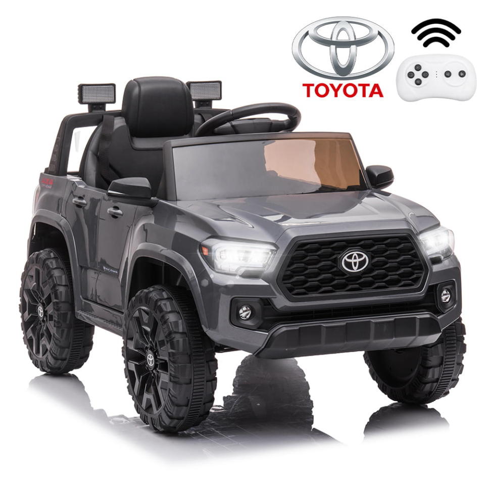 <p><a href="https://go.redirectingat.com?id=74968X1596630&url=https%3A%2F%2Fwww.walmart.com%2Fip%2FToyota-Tacoma-Ride-Cars-Boys-12V-Powered-Kids-Toy-Remote-Control-Gray-Electric-Vehicles-Truck-Headlights-Music-Player-3-5-Years-Old-Boy-Girls%2F852936599&sref=https%3A%2F%2Fwww.thepioneerwoman.com%2Fholidays-celebrations%2Fgifts%2Fg44287825%2Fwalmart-toys-for-boys%2F" rel="nofollow noopener" target="_blank" data-ylk="slk:Shop Now;elm:context_link;itc:0;sec:content-canvas" class="link ">Shop Now</a></p><p>Toyota Tacoma Ride-On Car</p><p>$179.99</p><p>walmart.com</p><span class="copyright">Walmart</span>