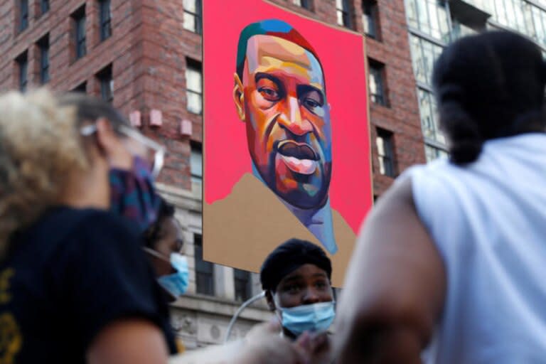 La muerte de George Floyd avivó el movimiento Black Lives Matter. Crédito: Shannon Stapleton / Reuters.