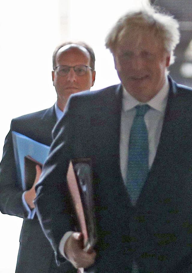 Martin Reynolds with Boris Johnson 