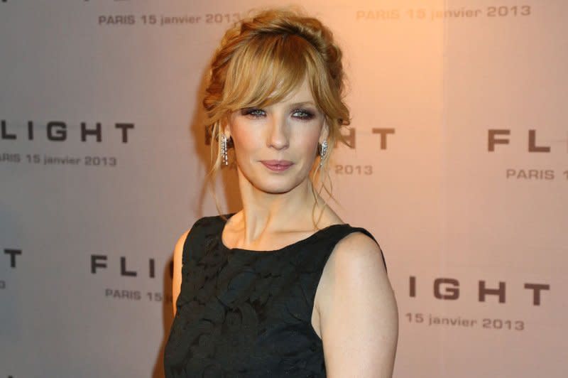 Kelly Reilly arrives at the French premiere of the film "Flight" in 2013. File Photo by David Silpa/UPI