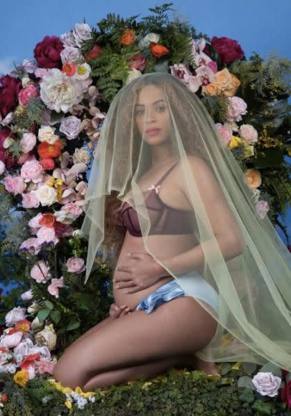 Beyoncé announced her pregnancy through an Instagram post with the photo above. Source: Instagram / beyonce