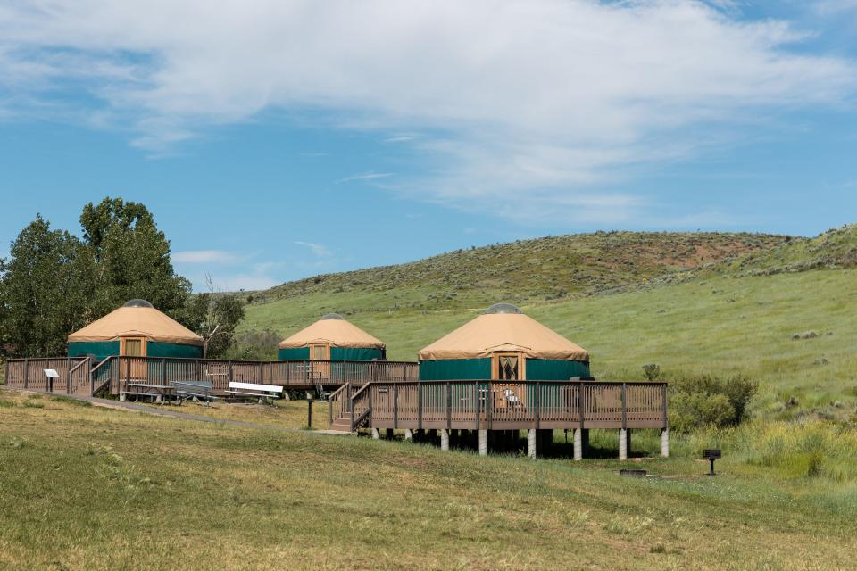 Yurts at East Canyon State Park in Morgan on Monday, July 17, 2023. | Megan Nielsen, Deseret News