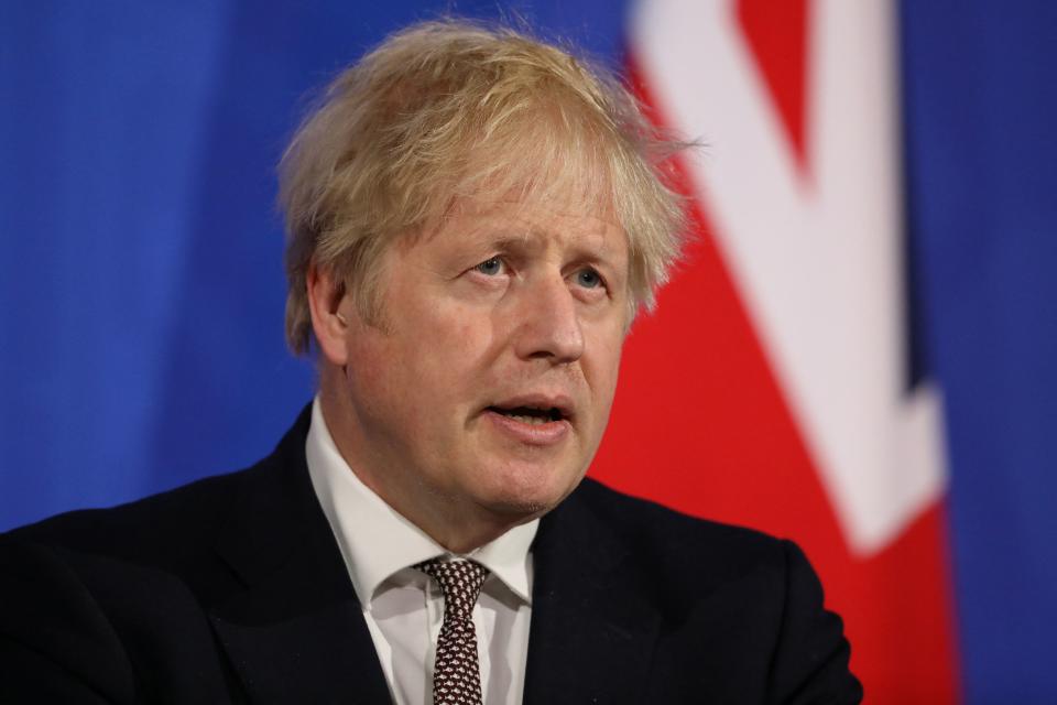 Boris Johnson warned that people still needed to be cautious, and should get tested twice a week. Photo: Dan Kitwood/AFP via Getty Images