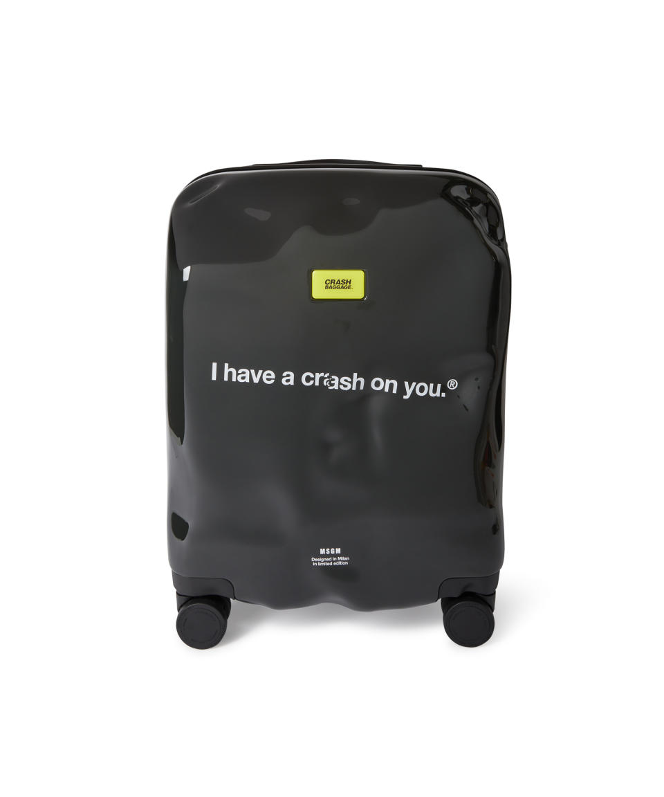 The MSGM x Crash Baggage capsule collection.