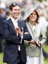 <p>Princess Eugenie and Jack Brooksbank at the Qatar Goodwood Festival at Goodwood Racecourse.</p>