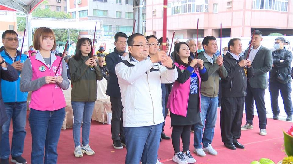 三重興華公園地下停車場開工　侯友宜參加動土典禮　預計2026年完工