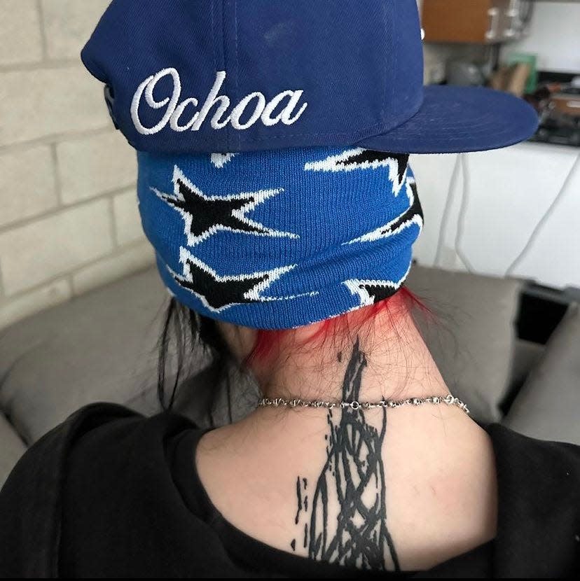 billie eilish instagram back tattoo