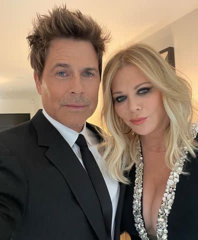 <p>Rob Lowe/Instagram </p> Lowe and Berkoff celebrated their 32nd wedding anniversary on Saturday