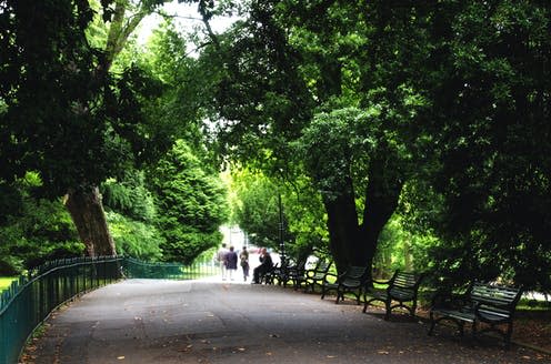   <span class="attribution"><a class="link " href="https://www.shutterstock.com/image-photo/trees-benches-park-belfast-city-northern-1041437686" rel="nofollow noopener" target="_blank" data-ylk="slk:Fluke Cha/Shutterstock;elm:context_link;itc:0;sec:content-canvas">Fluke Cha/Shutterstock</a></span>