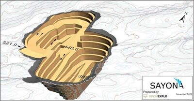 Figure 5 – Final Moleon pit (CNW Group/SAYONA)