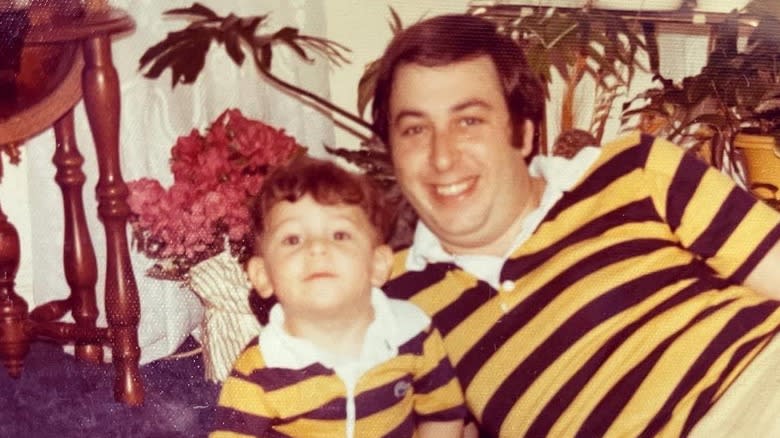 Adam Richman and his dad