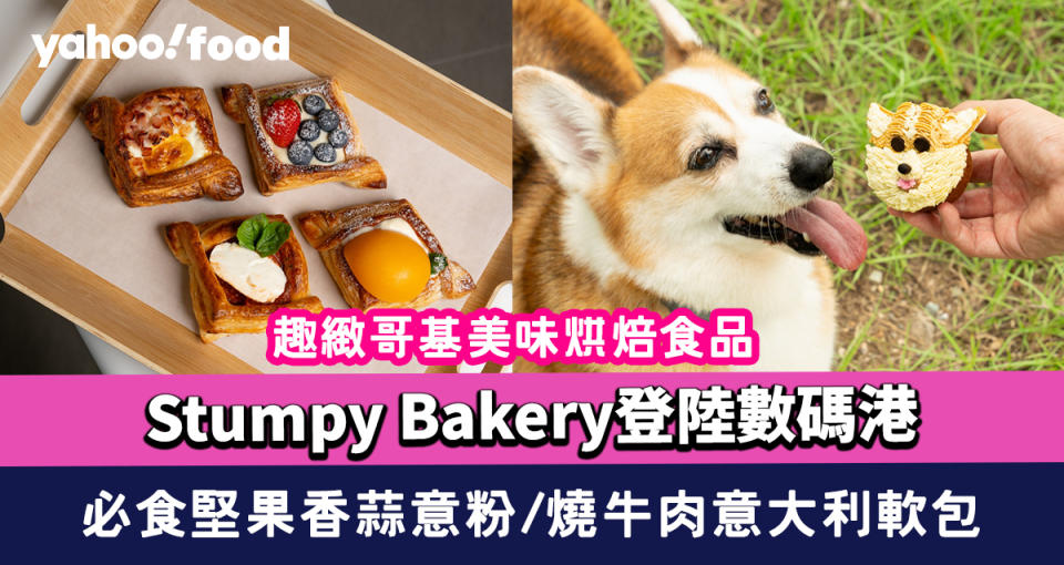 趣緻哥基美味烘焙食品Stumpy Bakery登陸數碼港 必食堅果香蒜意粉/燒牛肉意大利軟包/可愛哥基屁屁包