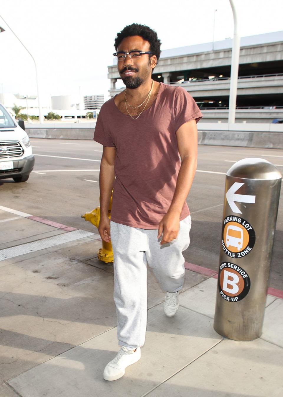 los angeles, ca   january 30 donald glover is seen on january 30, 2018 in los angeles, california  photo by niceguybauer griffingc images