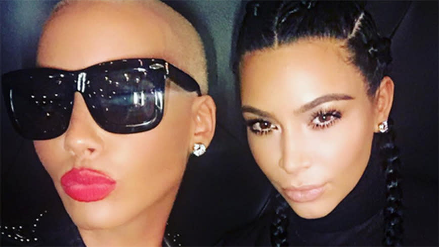 Kim Kardashian invited Amber Rose over to call a truce