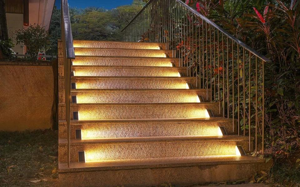 Under step strip lights