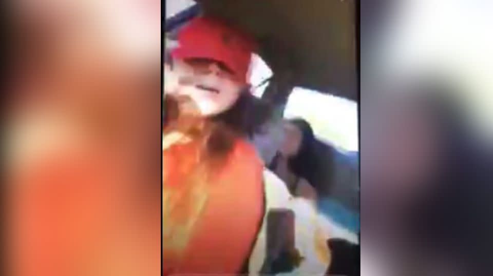 Obdulia Sanchez was live streaming to Instagram with her little sister sitting in the backseat, not wearing a seat belt. Source: LiveLeak