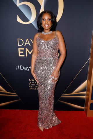 <p>Frazer Harrison/Getty</p> Jennifer Hudson attends the 50th Daytime Emmy Awards in Los Angeles