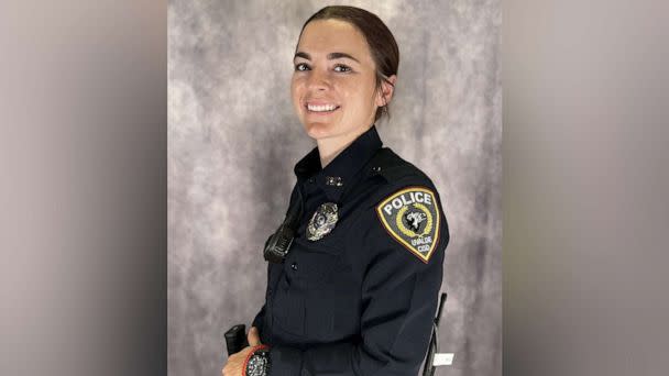 PHOTO: Crimson Elizondo, a former Uvalde School District Police Officer and former Texas State Trooper, is pictured in an undated official portrait. (Uvalde CISD Police Department)