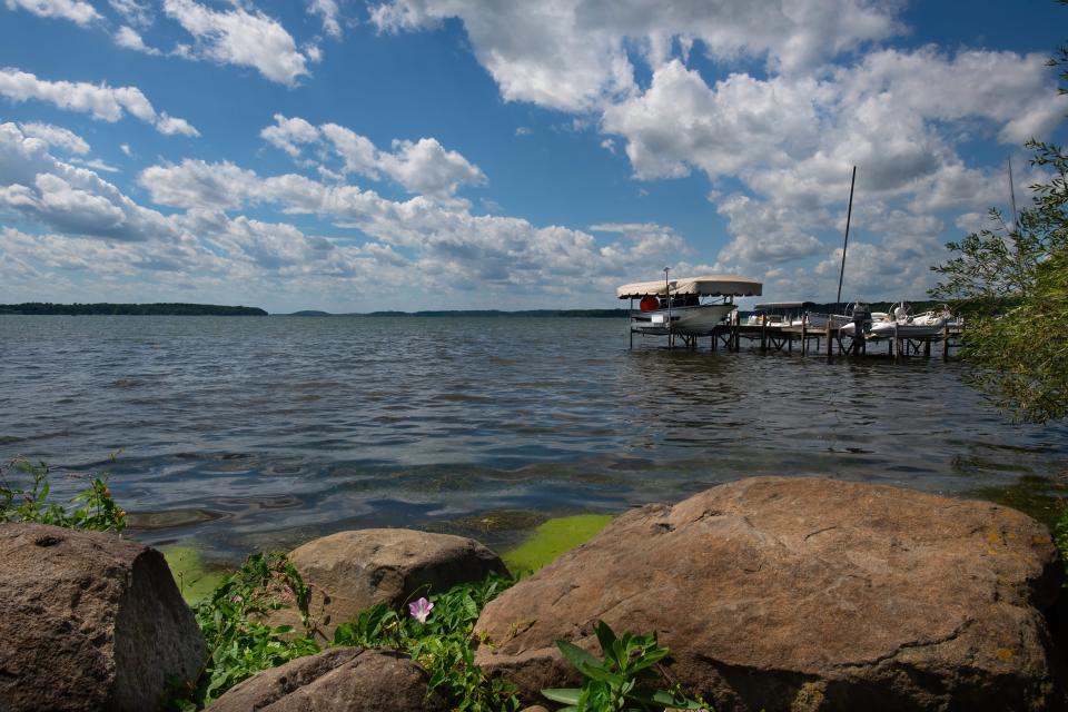 With a maximum depth of 236 feet, Big Green Lake in Green Lake County is Wisconsin's deepest natural inland lake.