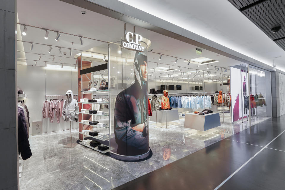 The C.P. Company flagship store in Shanghai.