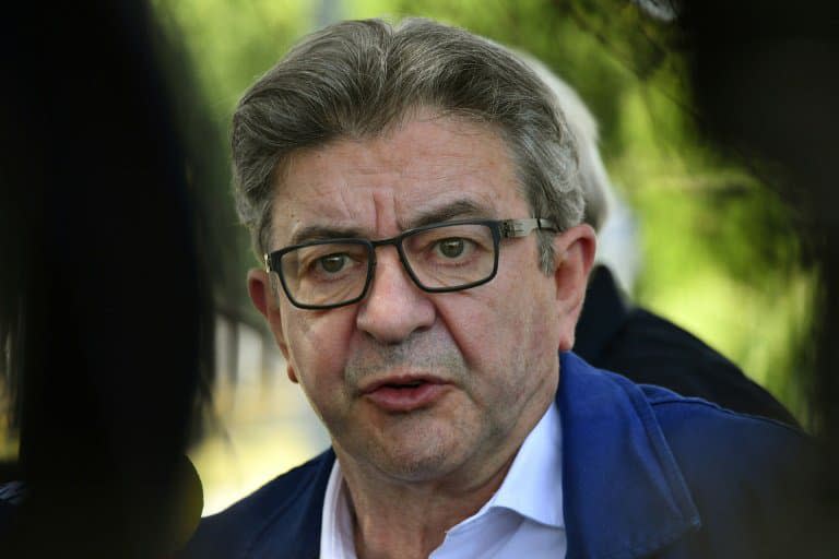 Jean-Luc Mélenchon chef de file de La France insoumise le 9 juillet 2020 à Blagnac - GEORGES GOBET © 2019 AFP