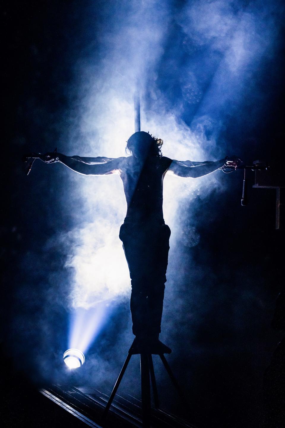 Jack Hopewell as Jesus in the North American tour of “Jesus Christ Superstar.”