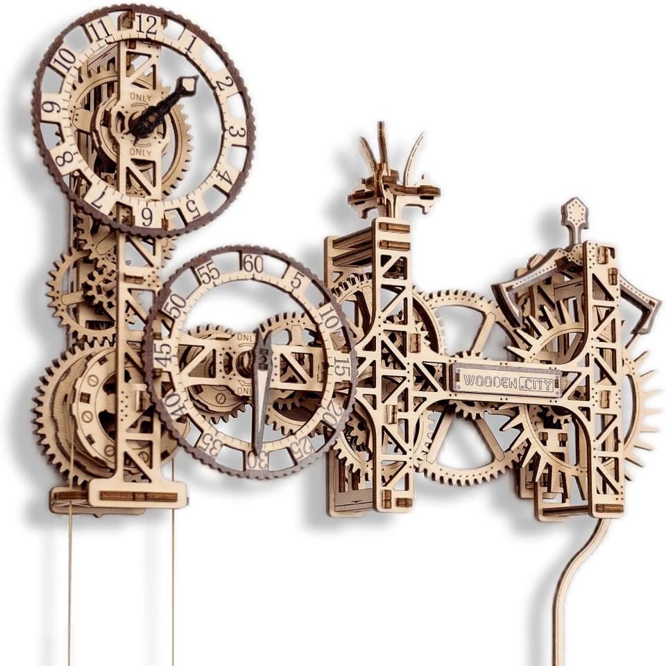 Steampunk Wall Clock | Wooden.City